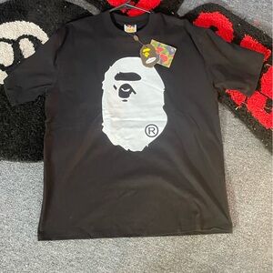 Bape Black and White Men's Shirt